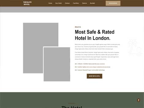 Homepage Demo Hotel
